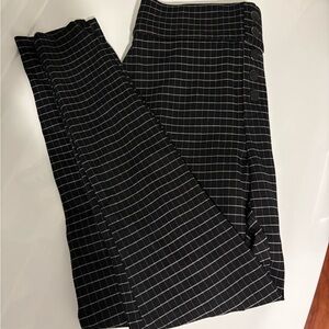 Women’s Small E&M Black and White Work Pants (Legging style)